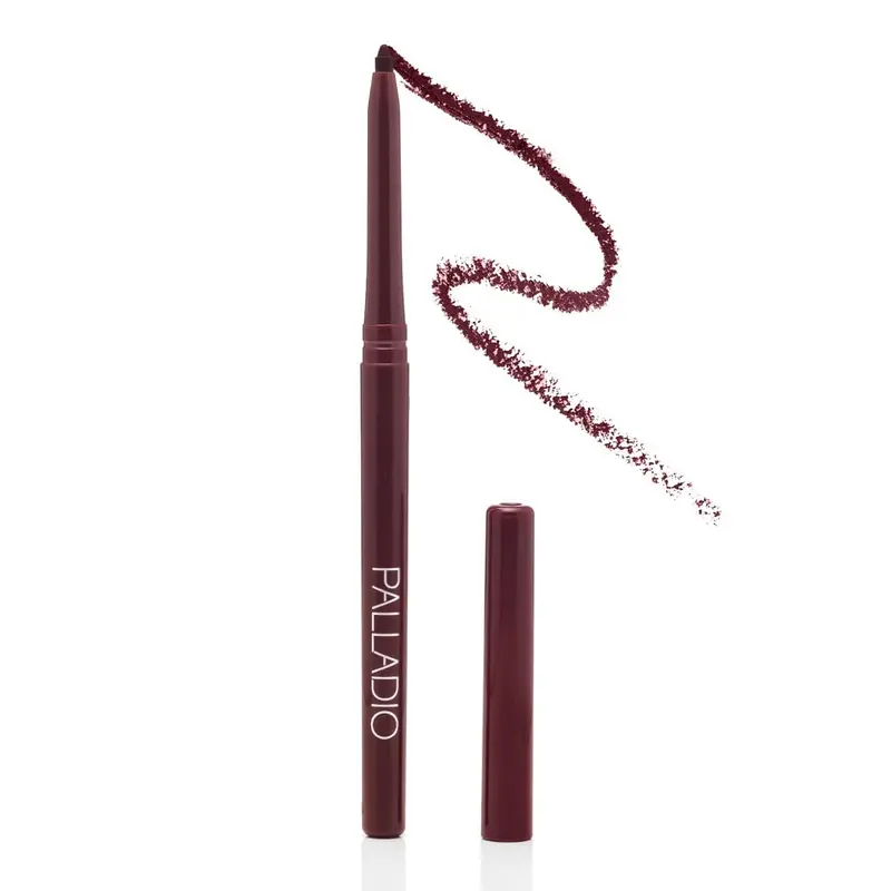 Palladio Contour Lèvres Rétractable Waterproof – Teinte Mûre, Longue Tenue, Sans Taille-Crayon
