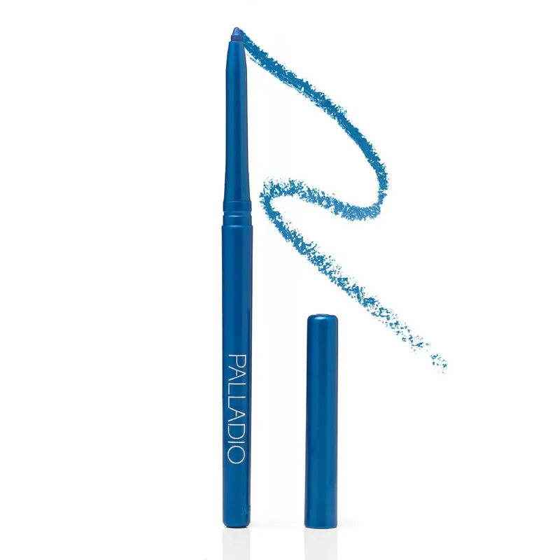 Palladio Crayon Yeux Rétractable Étanche Océan Bleu – Couleur Intense et Application Crémeuse