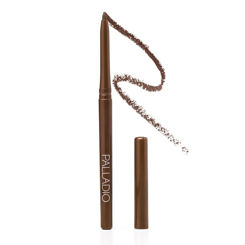 Palladio Crayon Yeux Retractable Imperméable Brownie – Couleur riche et tenue longue, sans taille-crayon