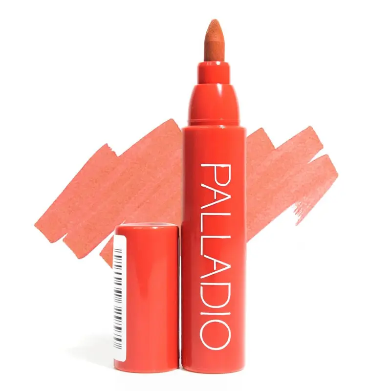 Palladio Lip Stain Rose – couleur longue tenue, waterproof, fini mat et précision de pointe