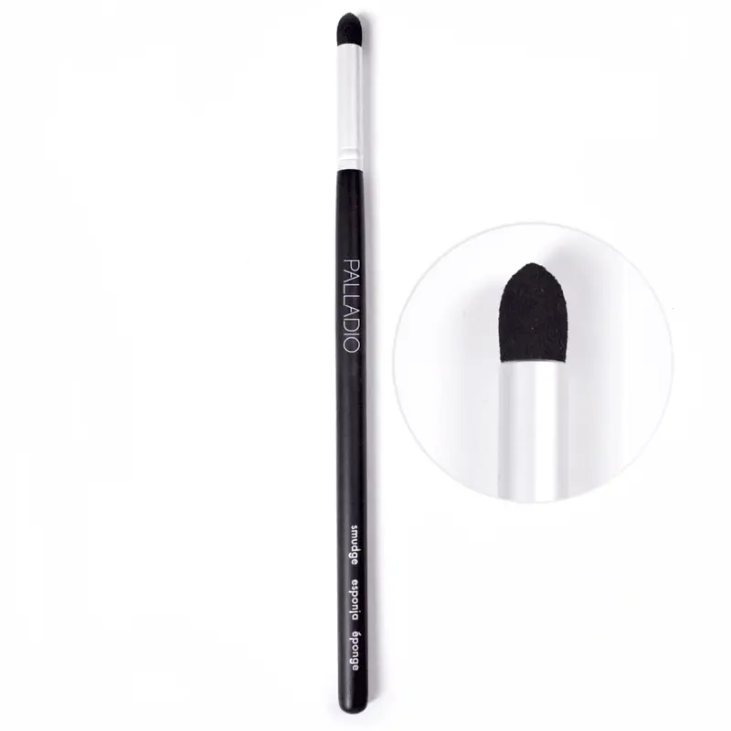 Palladio Pinceau Estompe Pointu – Applicateur Eponge pour Estompe Parfaite et Fusion des Yeux