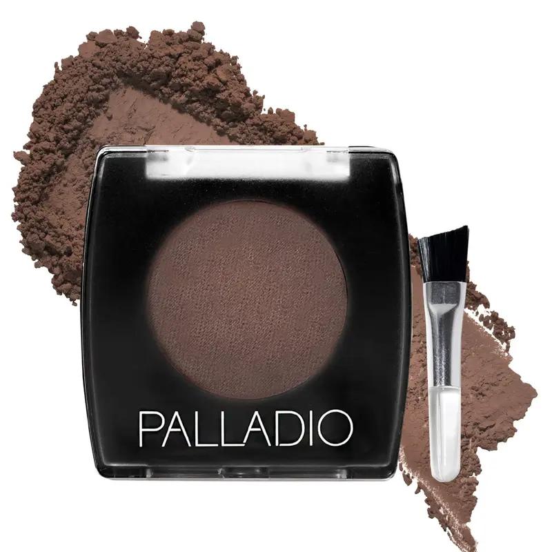 Palladio Poudre Sourcils Brun Foncé – Définition naturelle, karité et jojoba