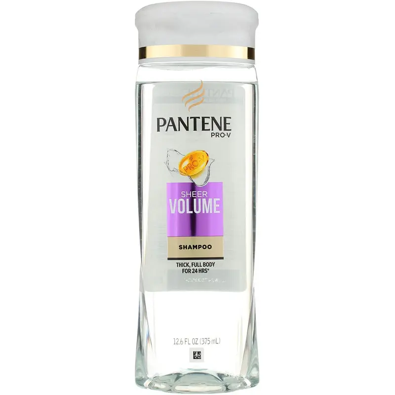 Pantene Pro-V Sheer Volume Shampoo – Volume instantané pour cheveux fins (Pack de 3)
