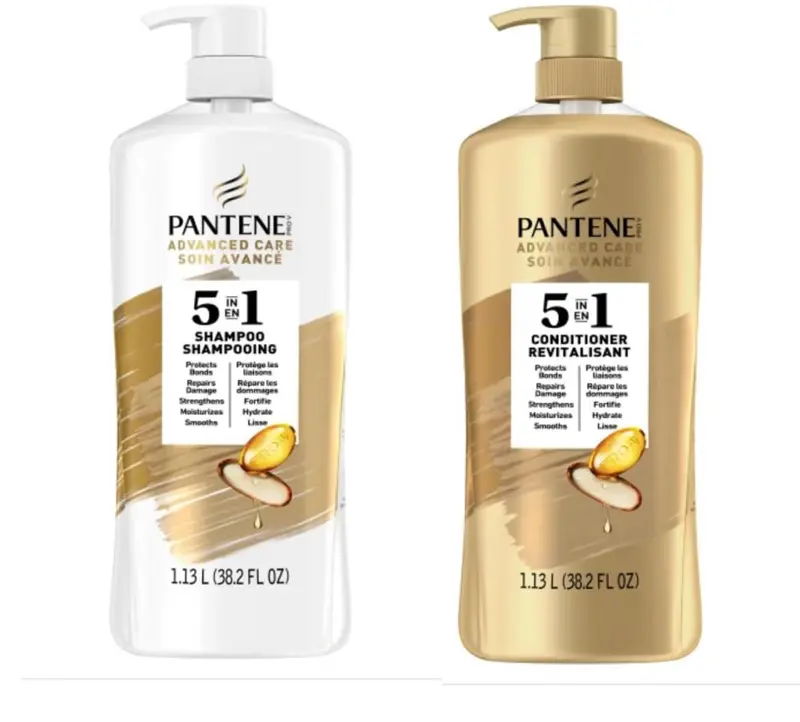 Pantene Soin Avancé 5 en 1 – Hydratation, Force et Douceur, Cheveux 90% Plus Forts