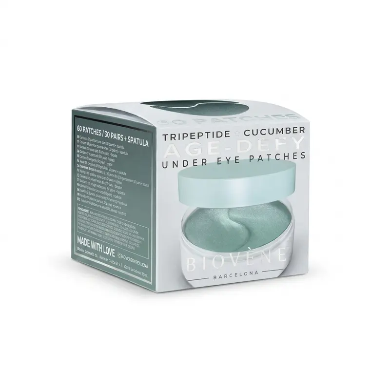Patchs Age Defy Contour des Yeux Tripeptide & Concombre – 60 Patchs – Biovène Barcelona
