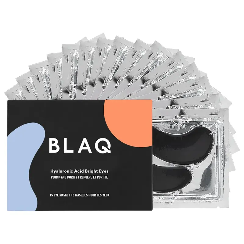 Patchs Yeux BLAQ – Hyaluronique, végane et Sans Cruauté, 15 Patchs