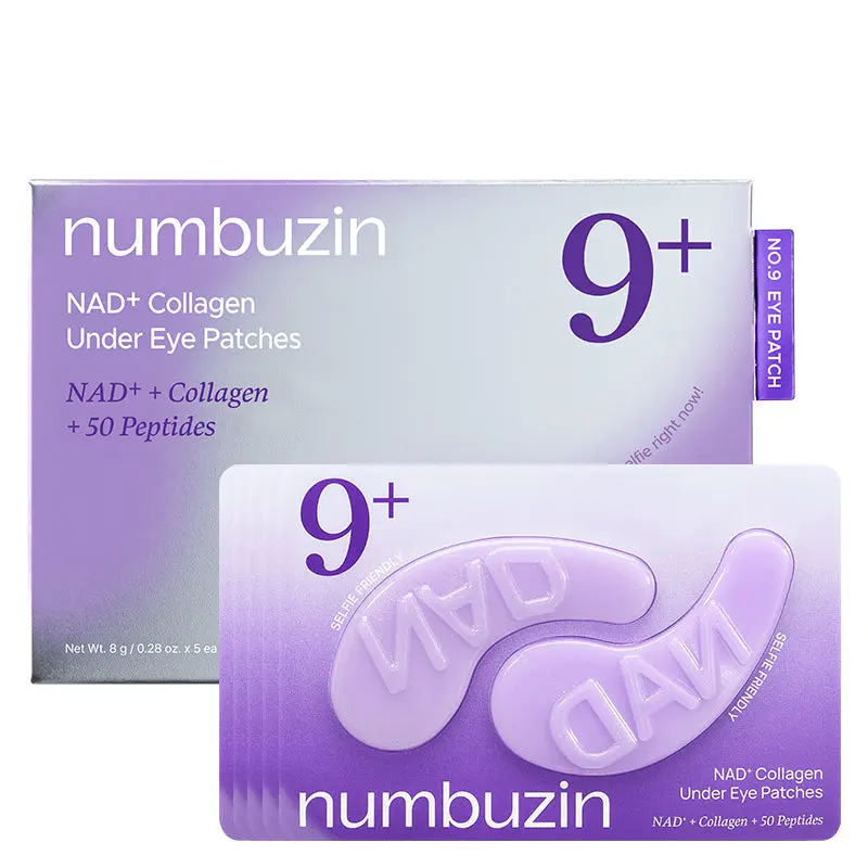 Patchs Yeux Numbuzin No.9 NAD Collagène pour Regard Repulpé Éclatant