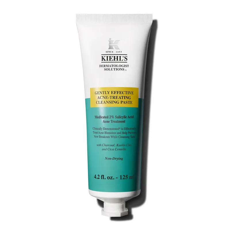 Pâte Nettoyante Anti-Acné Kiehl’s 3 en 1 — Nettoyant, Soin ciblé et Masque, 120 ml