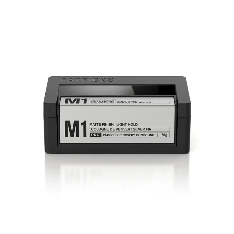 PATRICKS M1 Pomade Matte – Tenue légère et fini mat | Sans sulfates | 75 g