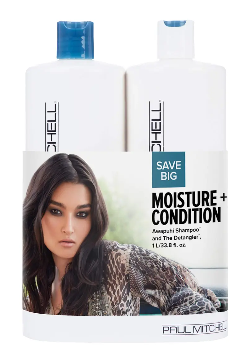 Paul Mitchell Awapuhi Shampoo et démêlant Duo Litre – Nettoyage et Démêlage
