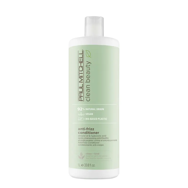 Paul Mitchell Beauté Propre Après-Shampooing Anti-Frisottis Ultra-Riche — Améliore l’élasticité pour cheveux texturés, 1 L