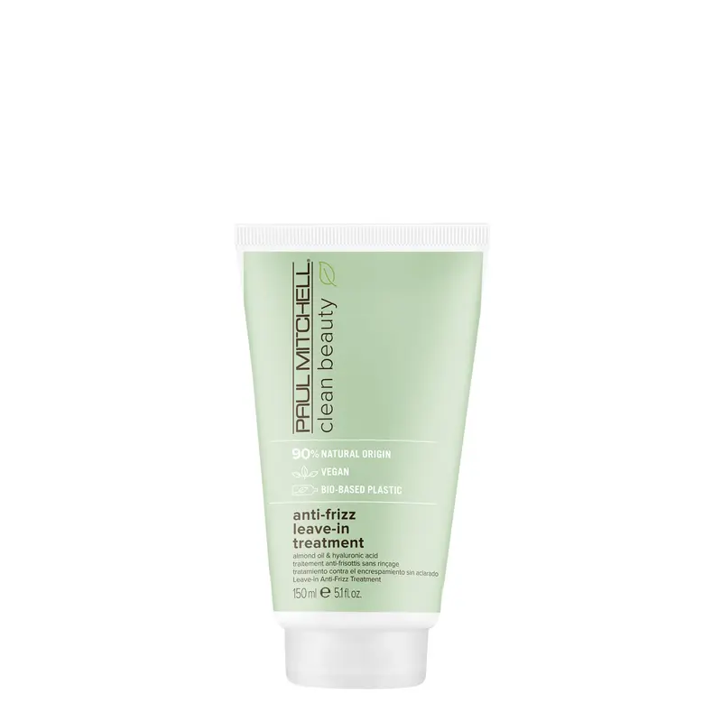Paul Mitchell Clean Beauty Soin Sans Rinage Anti-Frizz – Soin Anti-Frisottis Pour Cheveux Texturés, 150 ml
