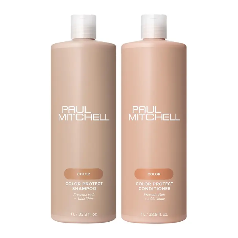 Paul Mitchell Color Protect Shampoo et Après-shampooing – Protection de la couleur pour cheveux colorés (33,8 oz) – Ensemble