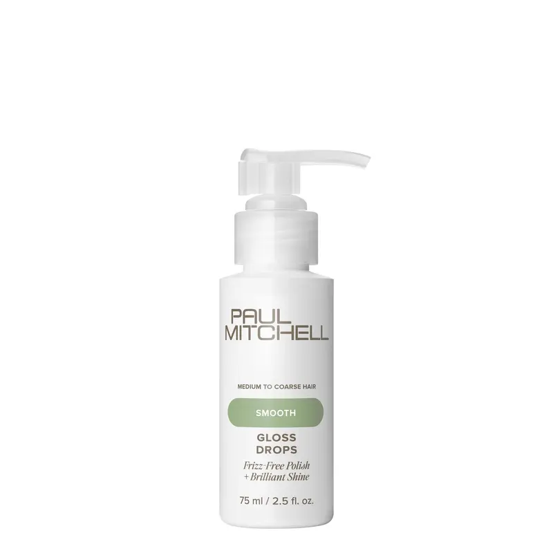 Paul Mitchell Gloss Drops Serum – Brillance et Anti-Frisottis pour Cheveux Moyens à Épais, 75 ml