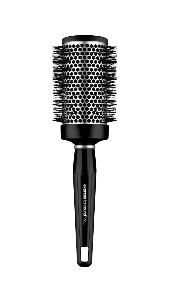 Paul Mitchell Pro Tools Express Ion – Brosse ronde en aluminium Extra-Large pour un brushing rapide et sans frisottis