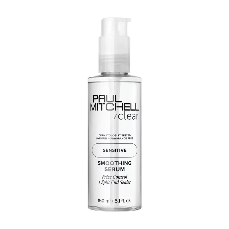 Paul Mitchell Sérum Lissage Clair — Base de Coiffage Sans Parfum pour Cuir Chevelu et Peau Sensibles, 150 ml