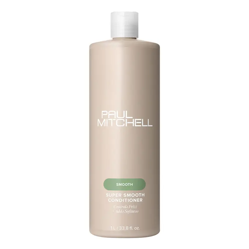 Paul Mitchell Super Smooth Après-shampoing – Lissage et douceur pour cheveux frisés, 970 ml