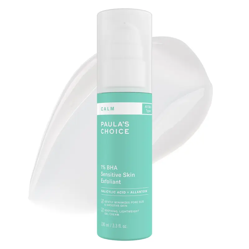 Paula's Choice CALM 1% Exfoliant Liquide BHA – Soin Doux pour Peaux Sensibles, Sans Parfum, 3,3 oz