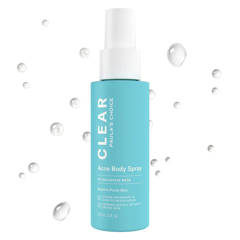 Paula's Choice CLEAR pulvérisateur exfoliant dos et corps – 2% BHA, sans alcool