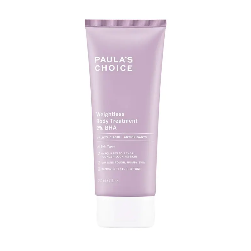Paula's Choice Lotion Corporelle Léger 2% BHA – Exfoliant Sans Parfum pour kératose pilaris et pores obstrués