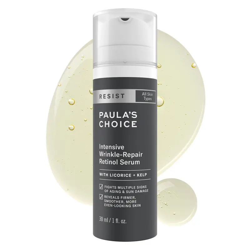 Paula's Choice RESIST Sérum Intensif Anti-Rides – Rétinol stabilisé, Squalane, Vitamine C & E, 30 ml