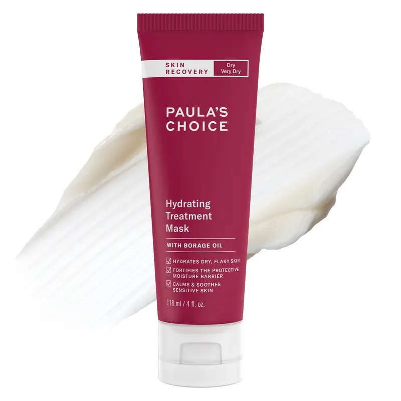 Paula's Choice SKIN RECOVERY Hydrating Treatment – Masque Nuit Hydratant Visage, Primrose, Vitamines C/A/E et Acide Hyaluronique | 4 oz
