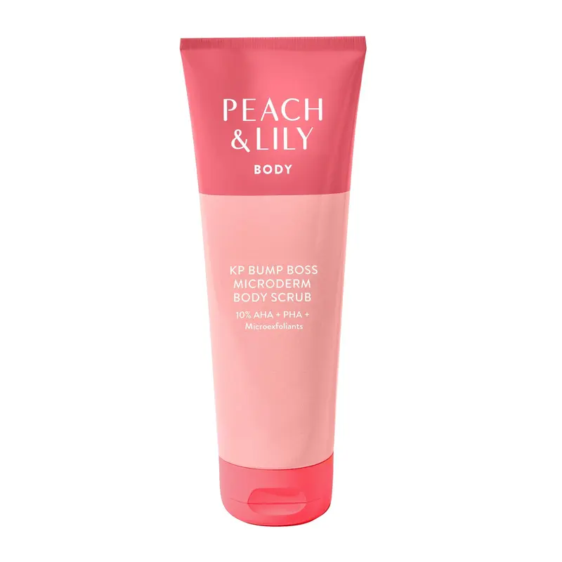 Peach & Lily KP Bump Boss Gommage Corporel – 10% AHA + PHA, vegan et sans cruauté