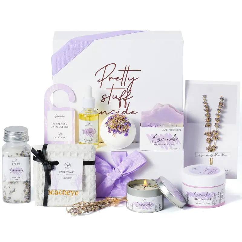 Peacoeye Coffret Spa Cadeau pour Femmes – Saint-Valentin et Fête des Mères | Bain et Bien-être
