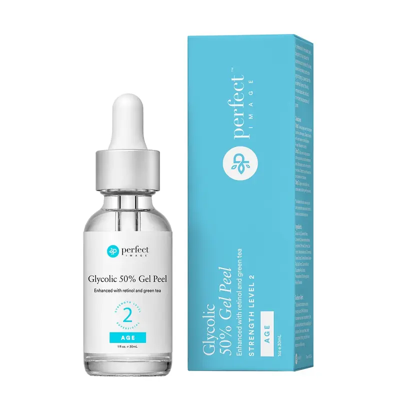 Perfect Image peeling gélifié à l’acide glycolique 50% – Rétinol et extrait de thé vert (30 ml)