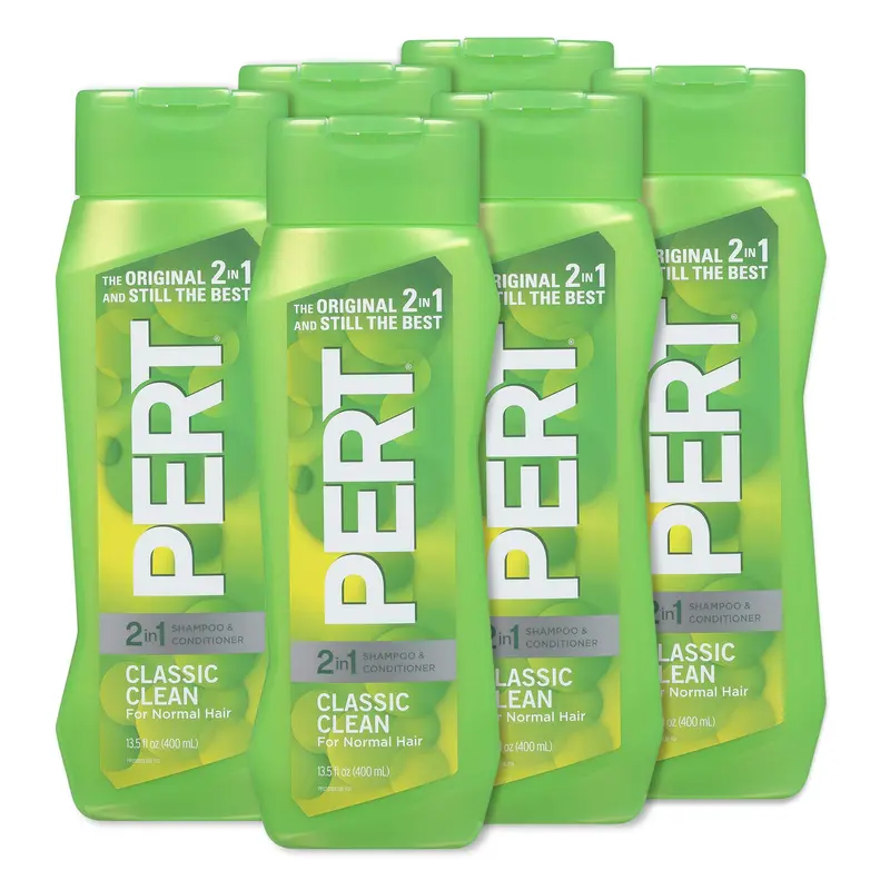 Pert 2-en-1 Classic Clean – Shampoing et Après-Shampoing 399 ml (Lot de 6)
