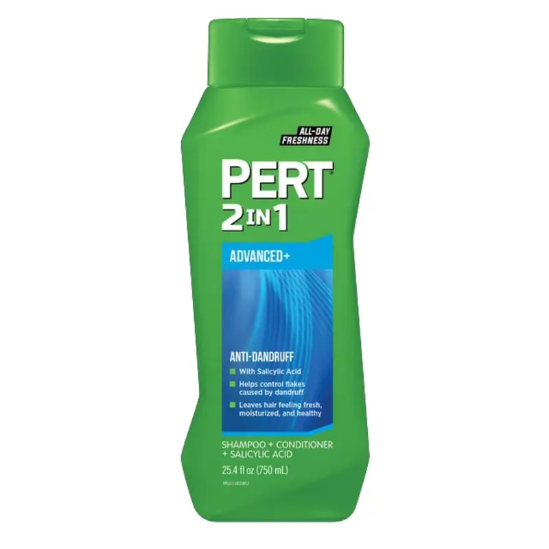 Pert Plus 2 en 1 Shampooing + Après-Shampooing Contre les Pellicules – Lot de 5 x 750 ml