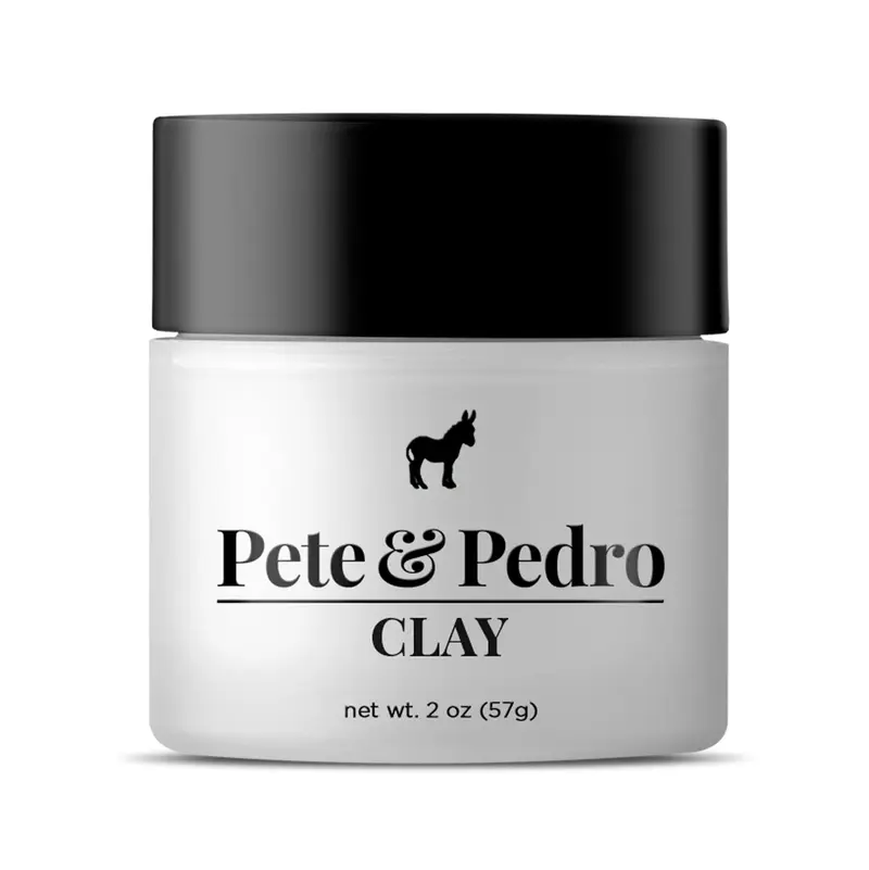 Pete & Pedro Argile Coiffante – Tenue Moyenne, Finition Mate, Brillance Faible pour Cheveux Fins et Moyens | Shark Tank