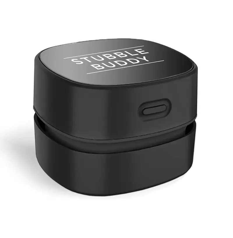 Pete & Pedro Stubble Buddy – Aspirateur portatif pour barbe et manscaping, rechargeable USB, tel que vu sur Shark Tank