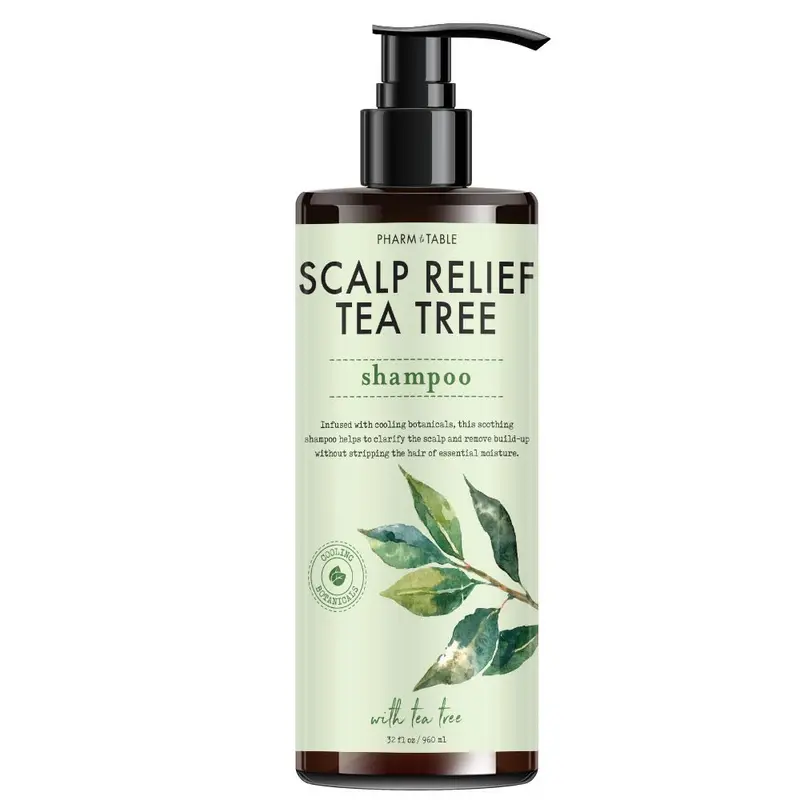 PHARM TO TABLE Shampoing Cuir Chevelu Arbre à Thé 960 ml