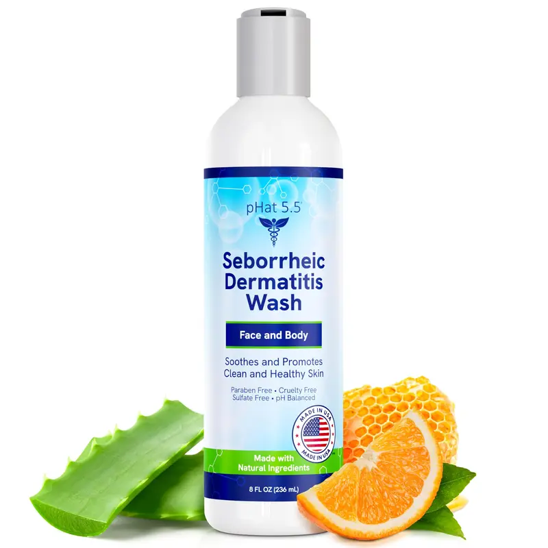 pHat 5.5 Gel Nettoyant Doux Visage et Corps au Miel de Manuka | Sans Paraben, Sans Sulfate, Hypoallergenique