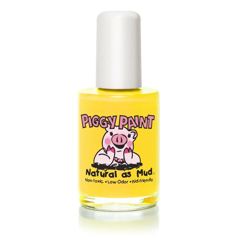 Piggy Paint – Bae-Bee Bliss Vernis 100% Non-toxique Jaune Soleil 0,5 oz – Sans Odeur pour Enfants