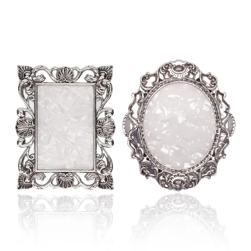 Pinkoriart Plaques de Mélange Vernis – Ensemble 2 Pièces, Design Vintage Cuivre