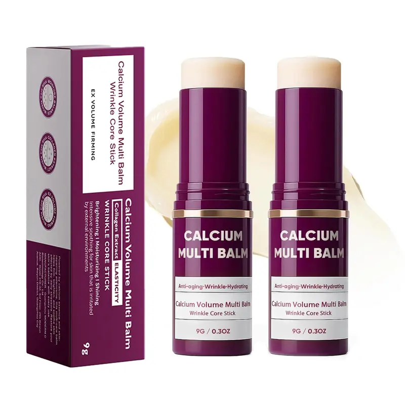 Piuregn Her+ Calcium Multi Balm — Stick multi-Action anti-âge, volume et fermeté (9 g)