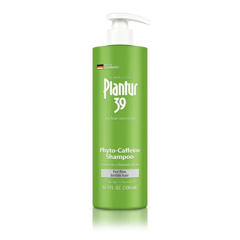 Plantur 39 Shampoing Cheveux Fins et Fragiles – Complexe Phyto-Cafeïne et Zinc, Soutien Potentiel à la Croissance Naturelle