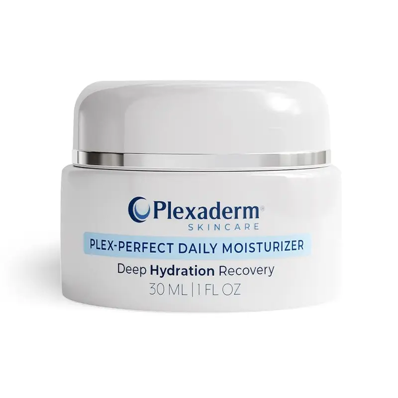 Plexaderm Crème Visage Quotidienne – Acide Hyaluronique pour Hydratation Prolongée, Sans Parfum, Tous Types de Peau, 30 ml