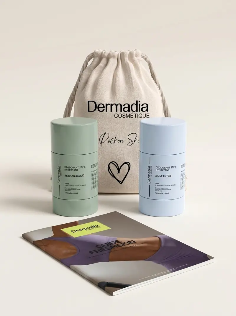 Pochon Fresh Skin™ — Duo Déodorants Musc Coton & Néroli Basilic