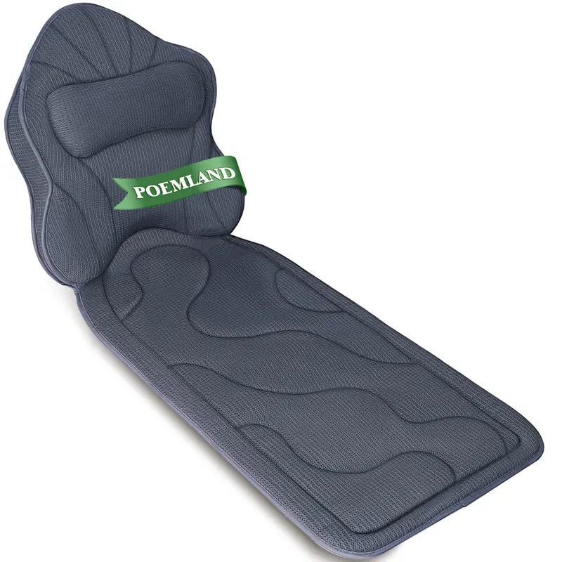 Poemland Coussin de Bain pour Corps Entier – Soutien Tête et Cou, Confort Extra Épais et Antidérapant