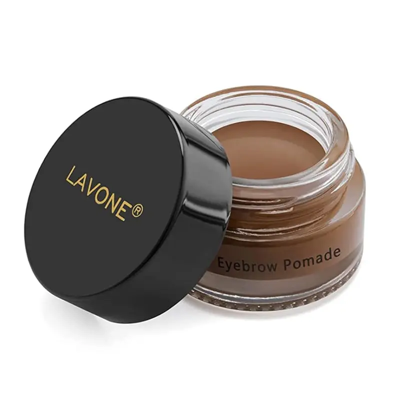Pomade Sourcils LAVONE – Étanche, Anti Bavure, Tenue Longue – Naturel et tridimensionnel – Marron Clair