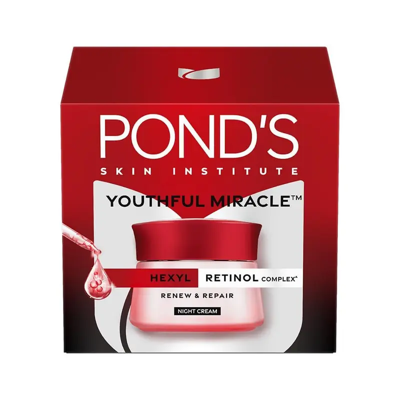 Pond's Age Miracle Crème de Jour Éclat Jeunesse | 10% Rétinol – Complexe Collagène B3 | 12 g