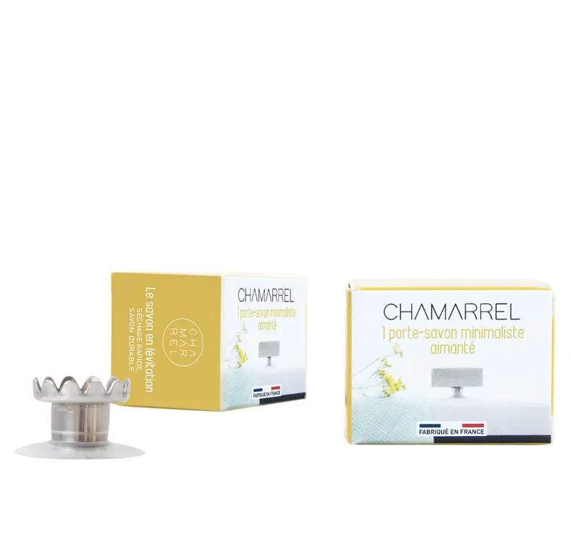 Porte-savon minimaliste à ventouse aimantée