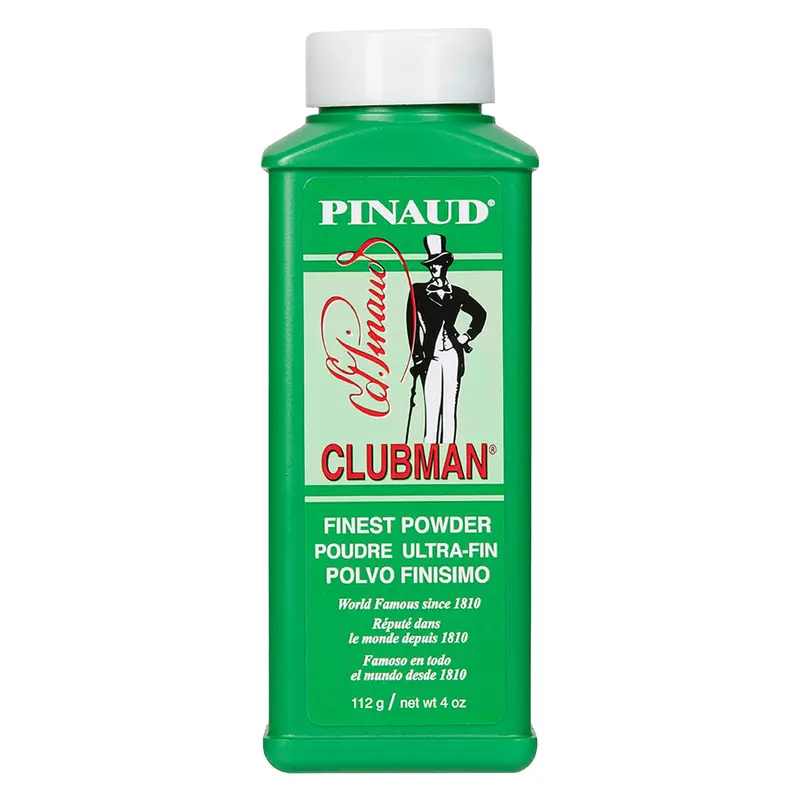 Poudre Clubman Pinaud Finest Blanche — Douceur pour la peau, Absorption, 113 g (environ 4 onces)
