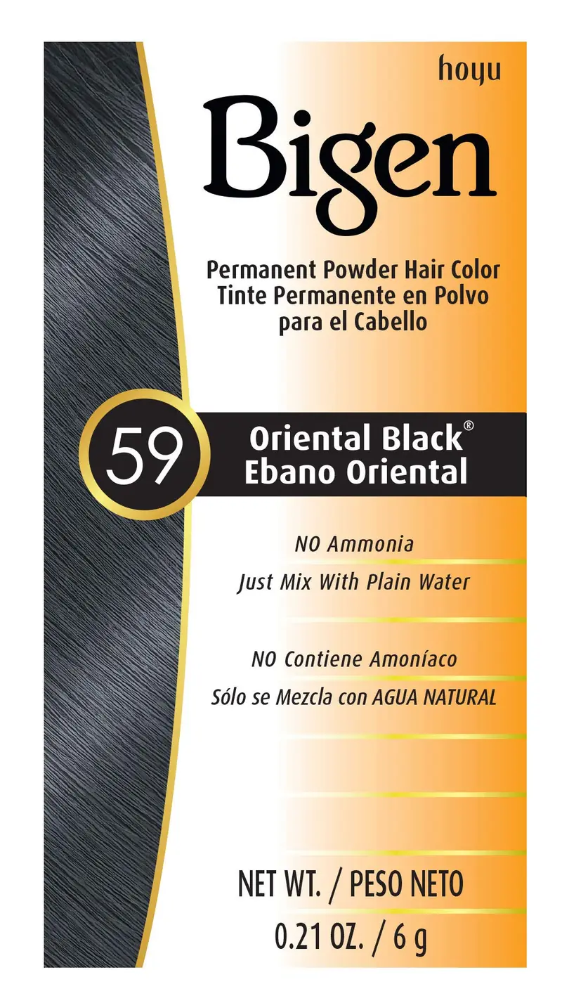 Poudre Permanente Bigen Noire Orientale – Lot de 12