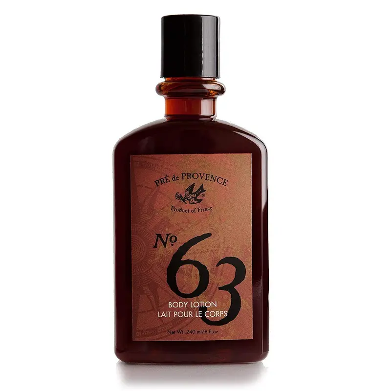 Pre de Provence No.63 Lotion pour Hommes – Hydratation et Parfum Chaud