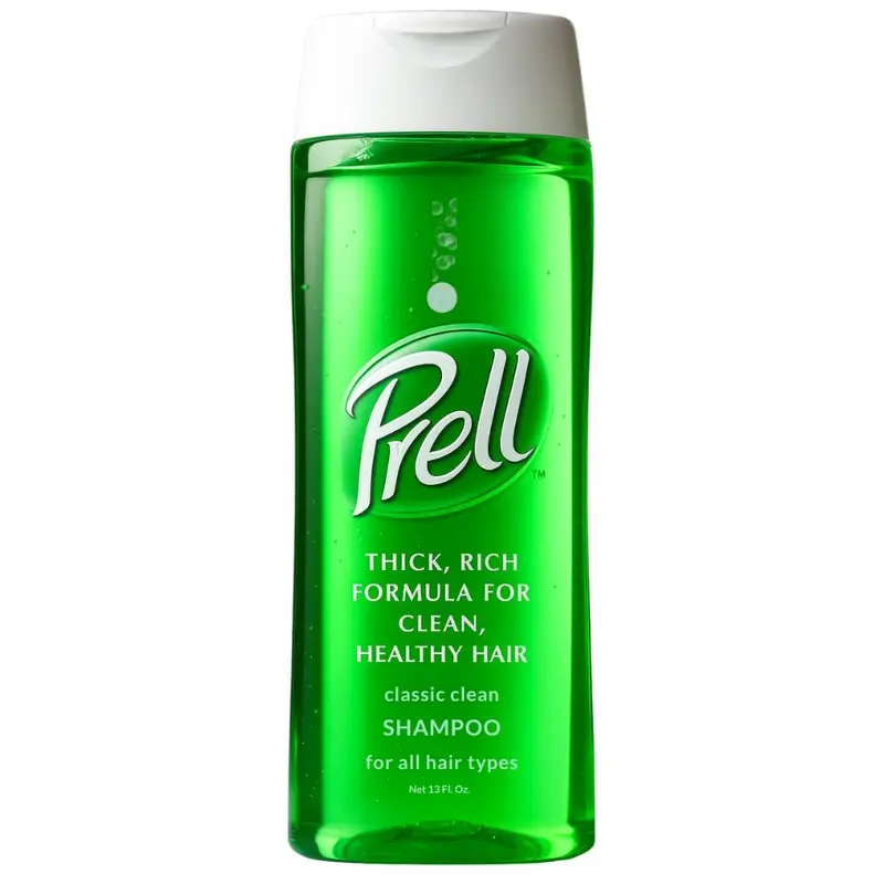 Prell Shampoing Classique – Nettoyage Profond, Brillance et Texture Sans Alcool (Pack 6, 13,5 oz)