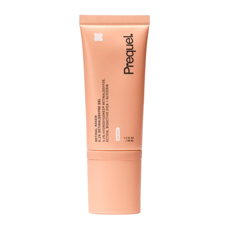 Prequel Skin Retinal Renew – Gel 0,2% Rétinaldéhyde avec Ectoine, Cica et Huile de Jojoba – Teint homogène et Texture lisse